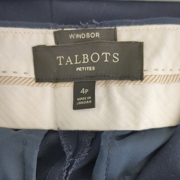Talbots Windsor Navy Blue Dress Pants - Picture 5 of 10